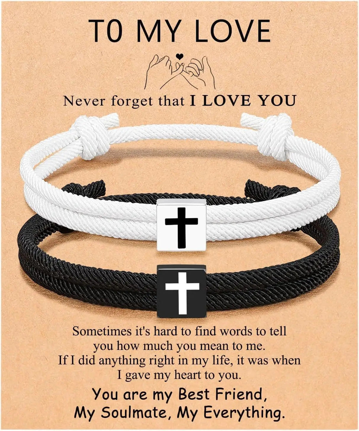 ASHLEY HARRIS — Rope Cross Bracelet Duo — product image 2