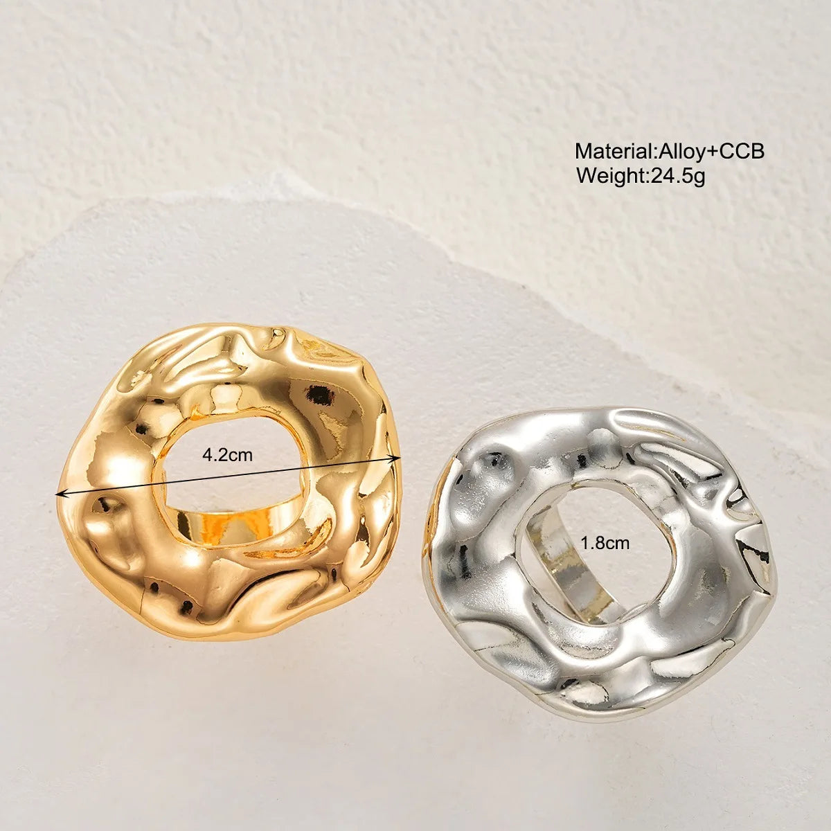 ASHLEY HARRIS — Abstract Circle Ring Duo — product image 6