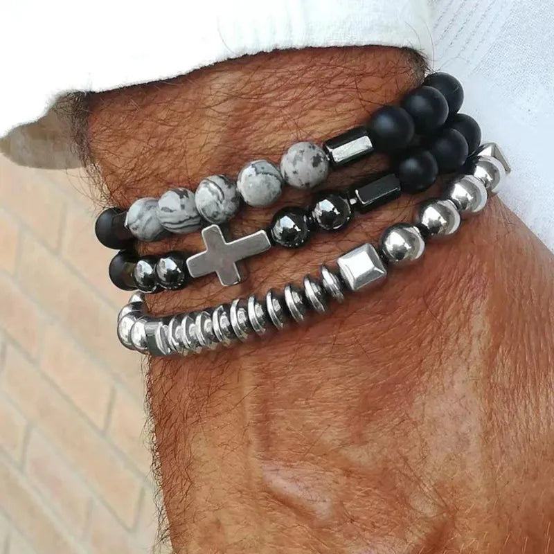 ASHLEY HARRIS — Beaded Cross Bracelet — product image 2