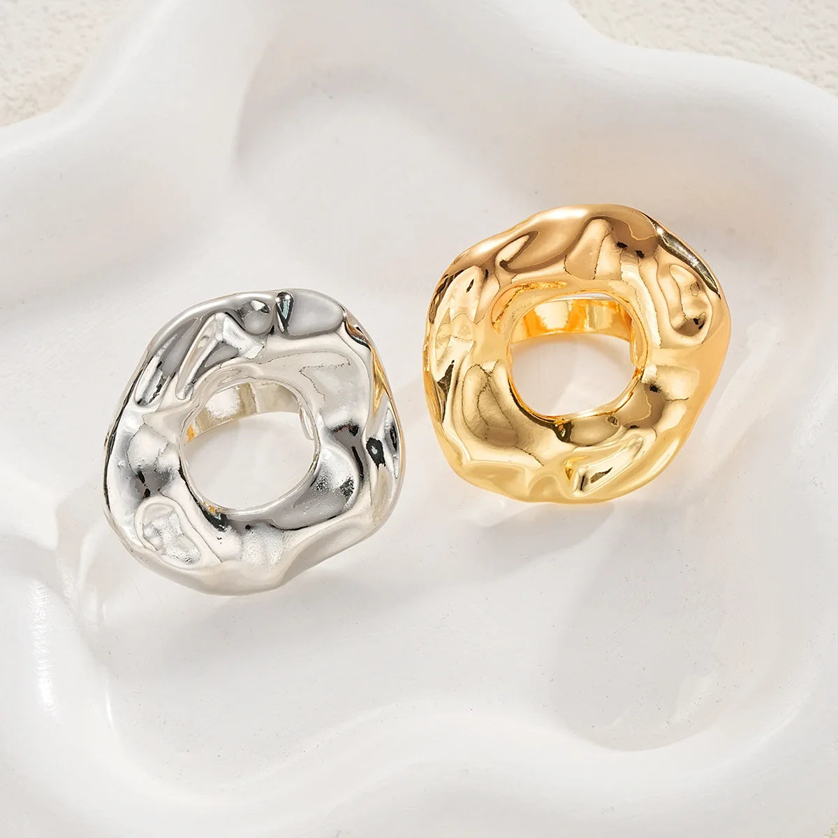 ASHLEY HARRIS — Abstract Circle Ring Duo — product image 2