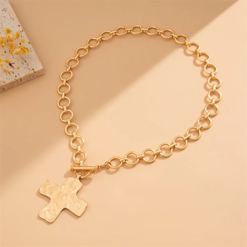 ASHLEY HARRIS — Chunky Cross Necklace — product image 3