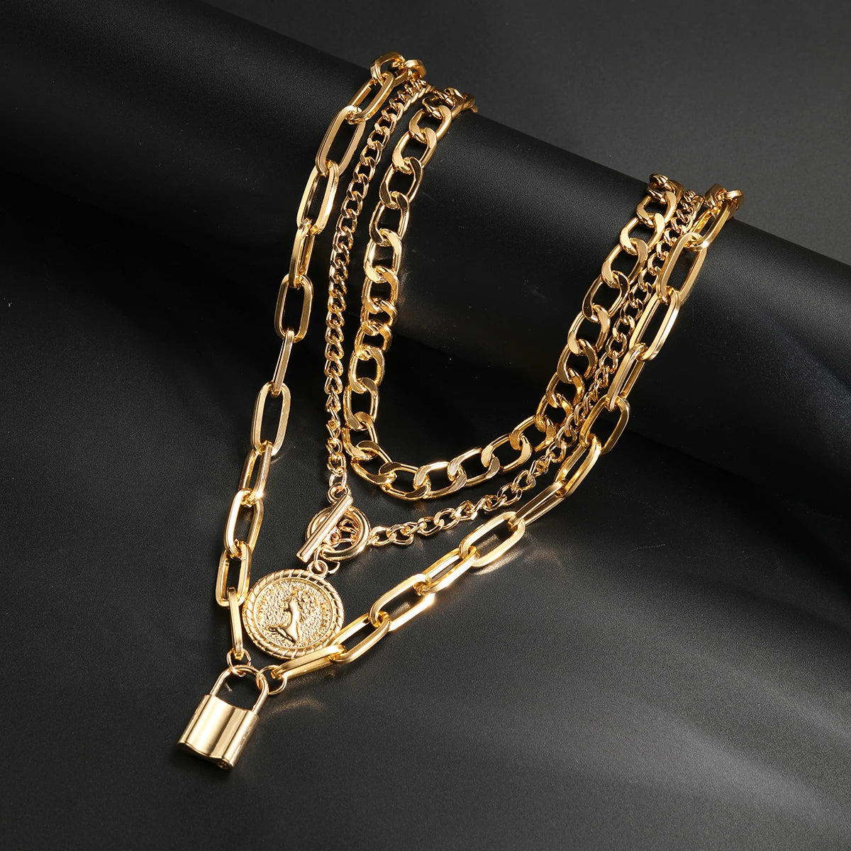 ASHLEY HARRIS — Layered Statement Necklace Set — product image 4