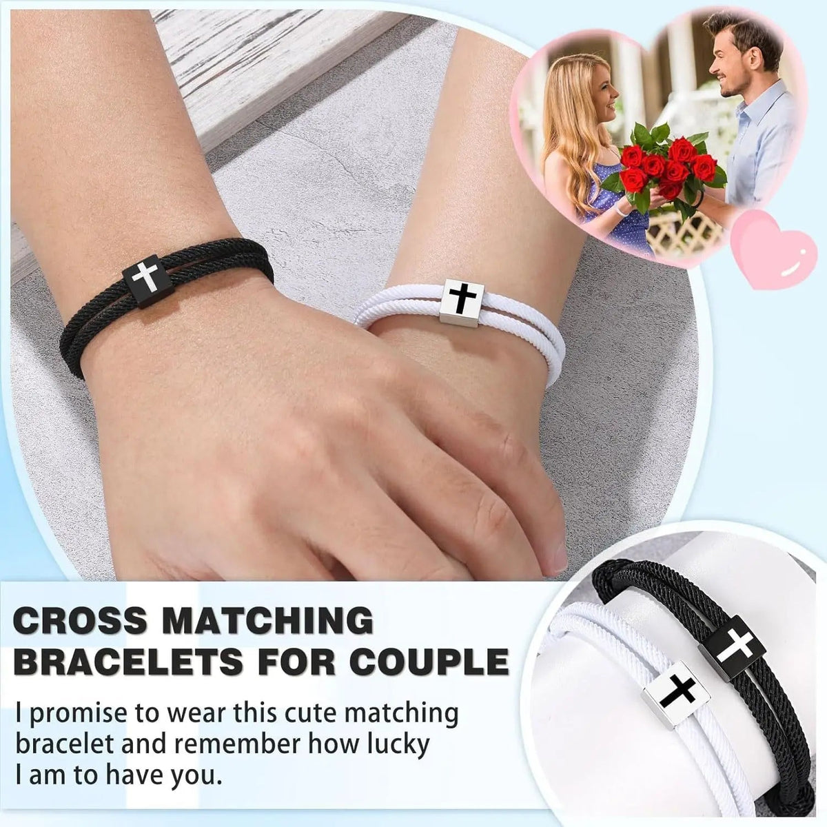 ASHLEY HARRIS — Rope Cross Bracelet Duo — product image 4