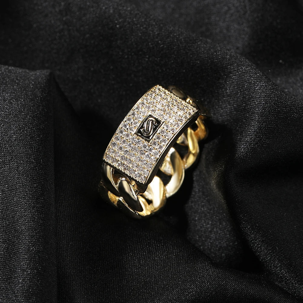 ASHLEY HARRIS — Pavé Cuban Link Ring — product image 4