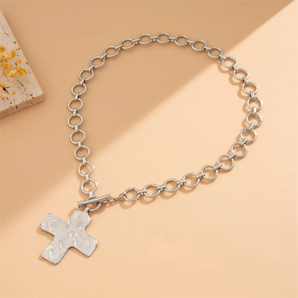 ASHLEY HARRIS — Chunky Cross Necklace — product image 4