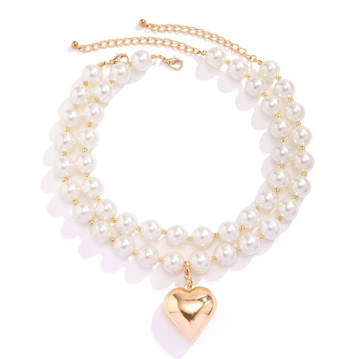 ASHLEY HARRIS — Beaded Heart Necklace Duo — product image 5