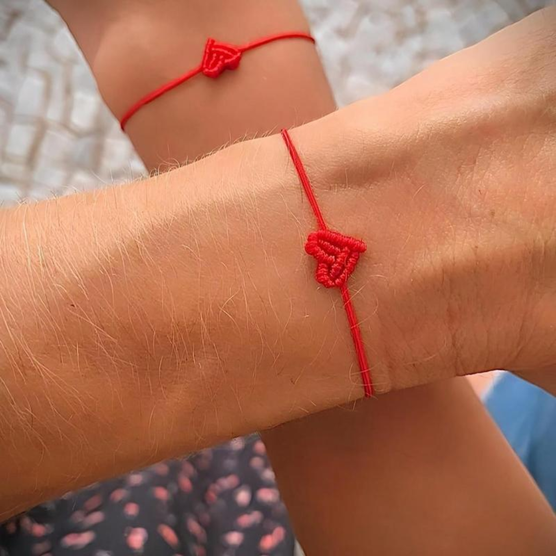 ASHLEY HARRIS — Woven Heart Bracelet Duo — product image 1