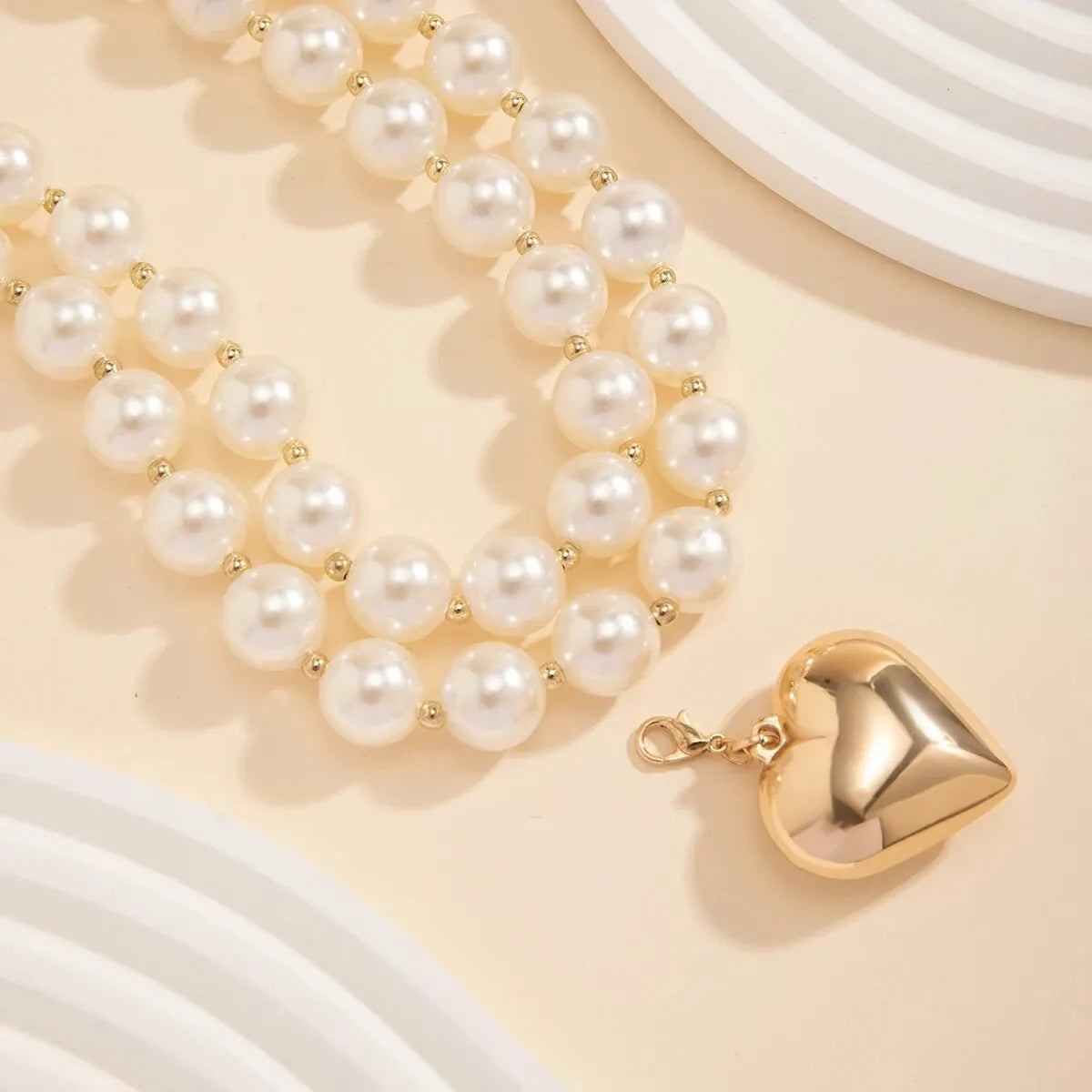 ASHLEY HARRIS — Beaded Heart Necklace Duo — product image 6