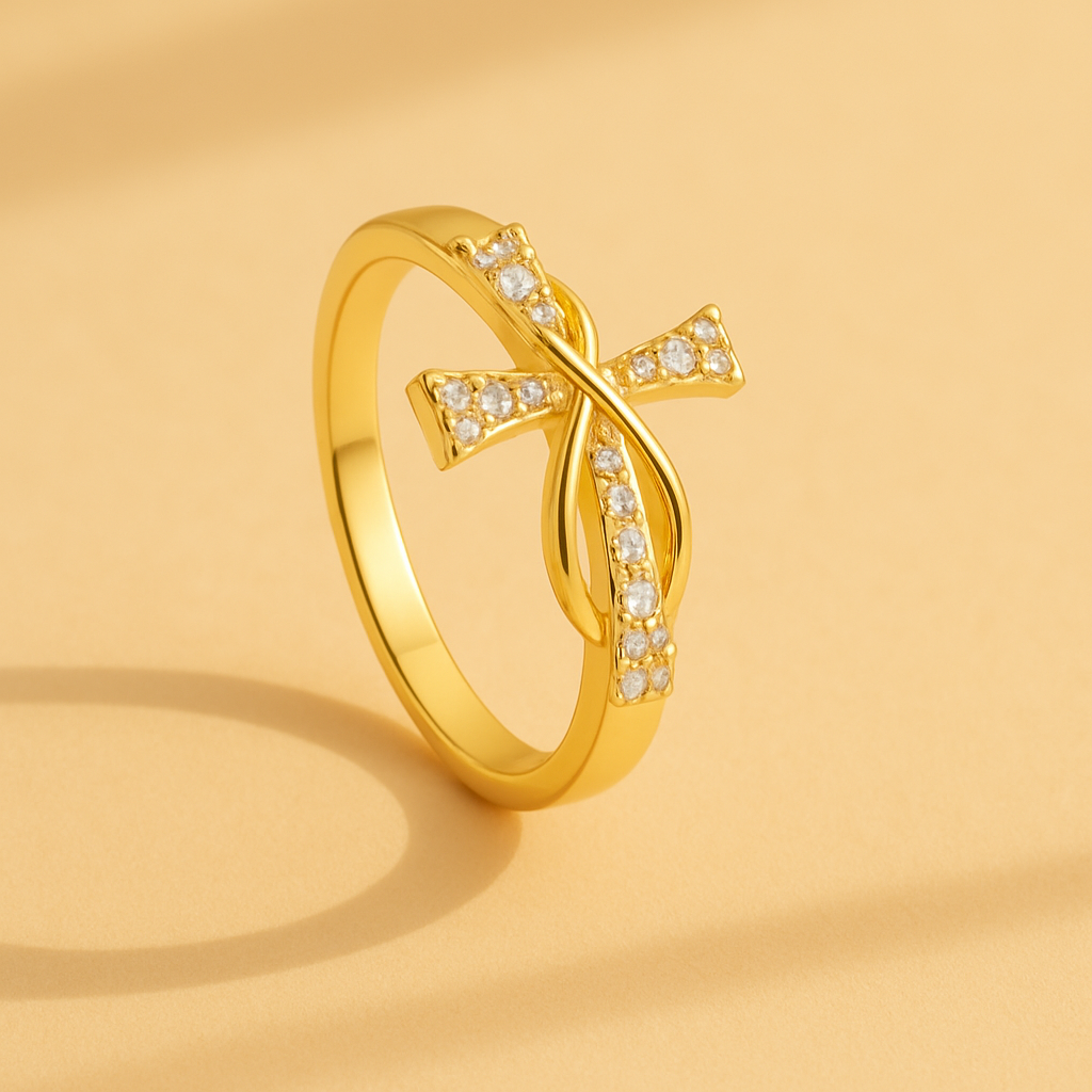 ASHLEY HARRIS — Infinity Cross Ring — product image 4
