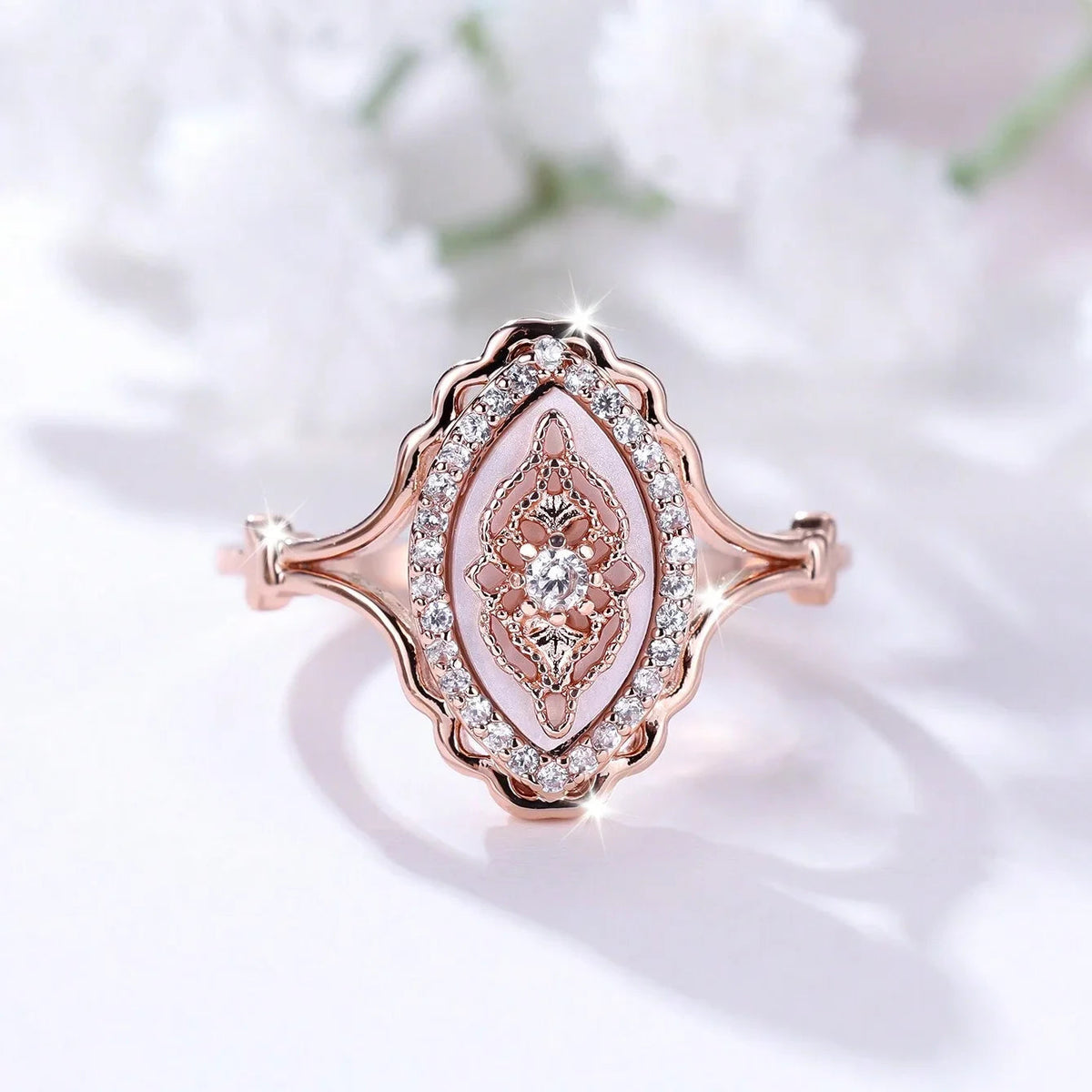 ASHLEY HARRIS — Oval Stone-Style Ring — product image 3