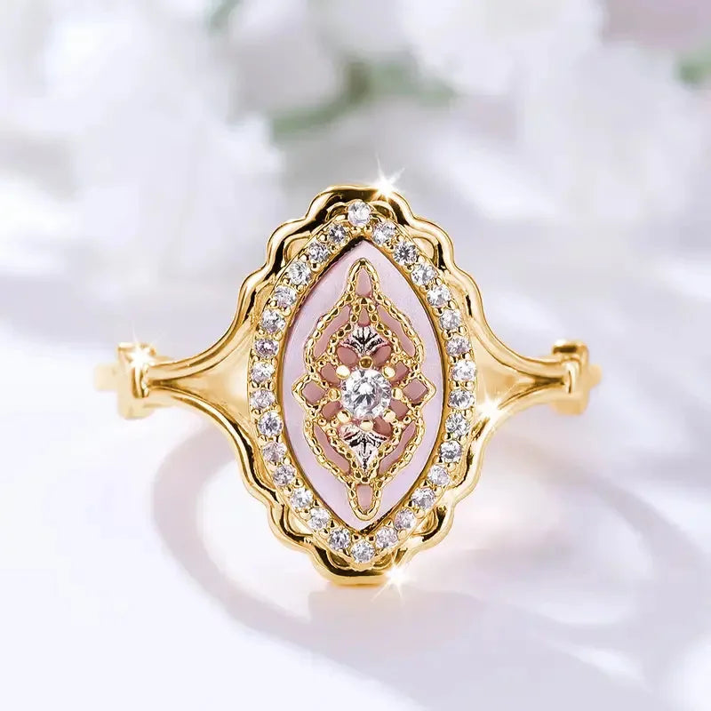 ASHLEY HARRIS — Oval Stone-Style Ring — product image 2