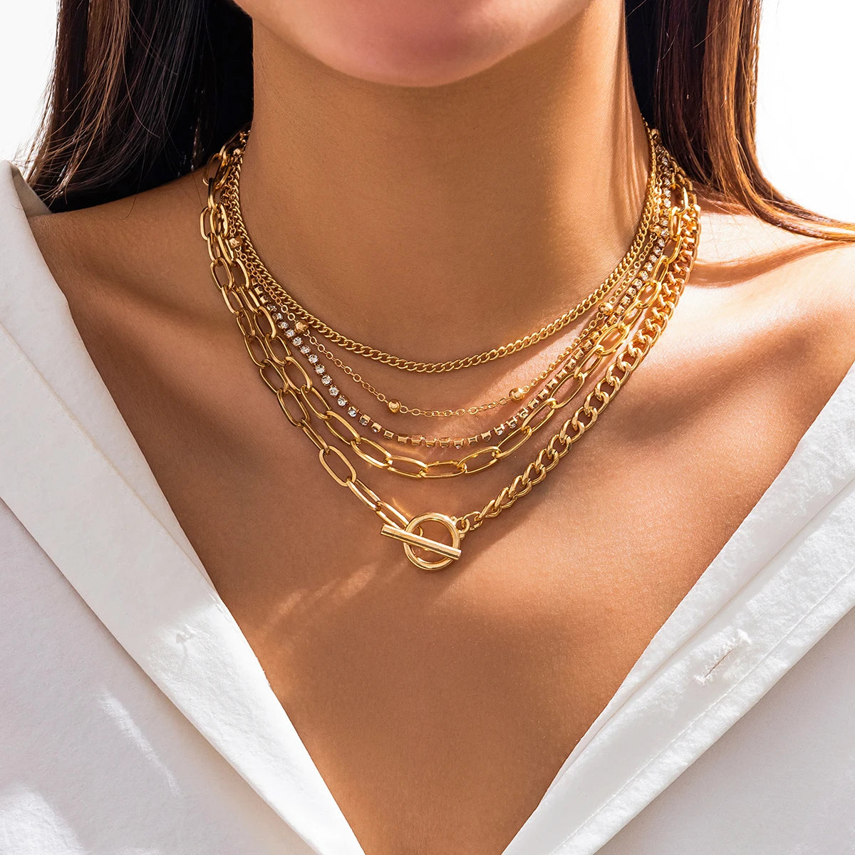 ASHLEY HARRIS — Chain Necklace Set — product image 1