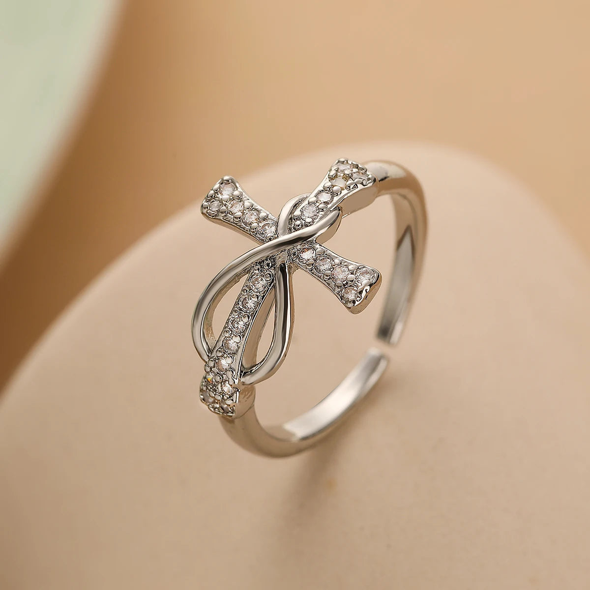 ASHLEY HARRIS — Infinity Cross Ring — product image 3