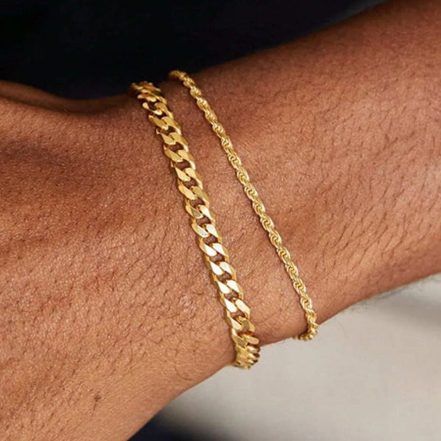 Link — Cuban Chain Bracelet Duo