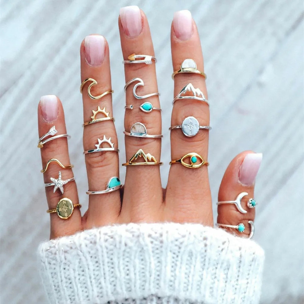 ASHLEY HARRIS — Celestial Knuckle Ring Set — product image 1