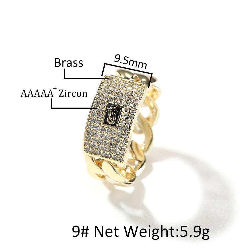 ASHLEY HARRIS — Pavé Cuban Link Ring — product image 6