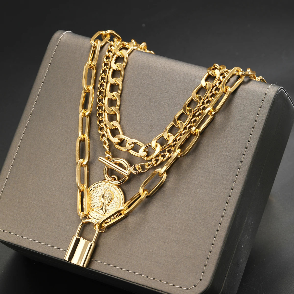 ASHLEY HARRIS — Layered Statement Necklace Set — product image 3