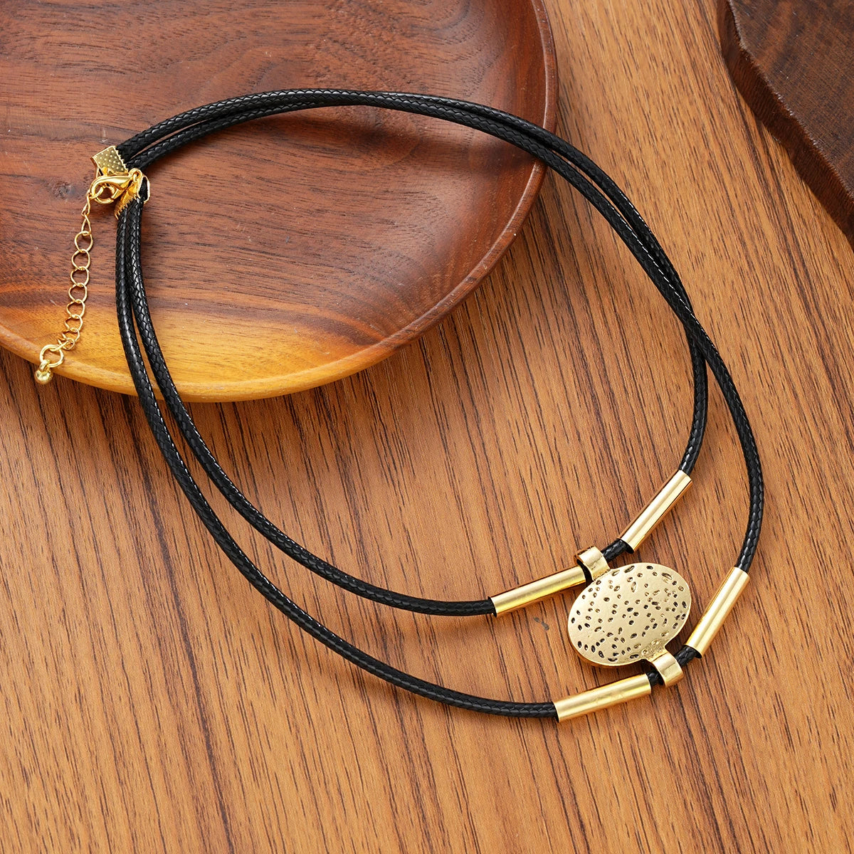 ASHLEY HARRIS — Textured Medallion Necklace Duo — product image 3