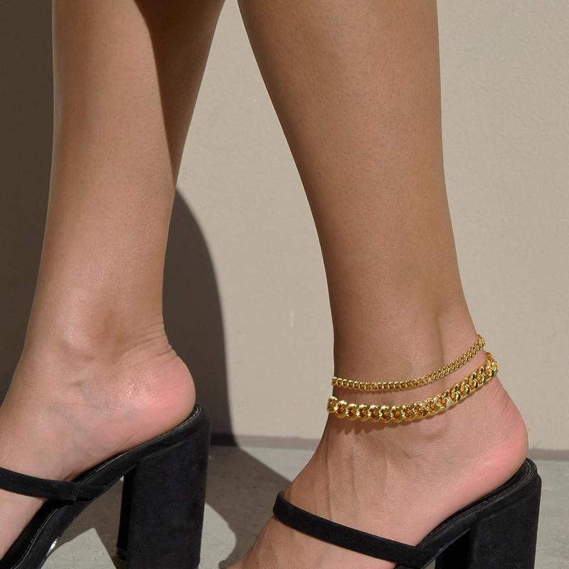 ASHLEY HARRIS — Cuban Link Anklet Set — product image 3