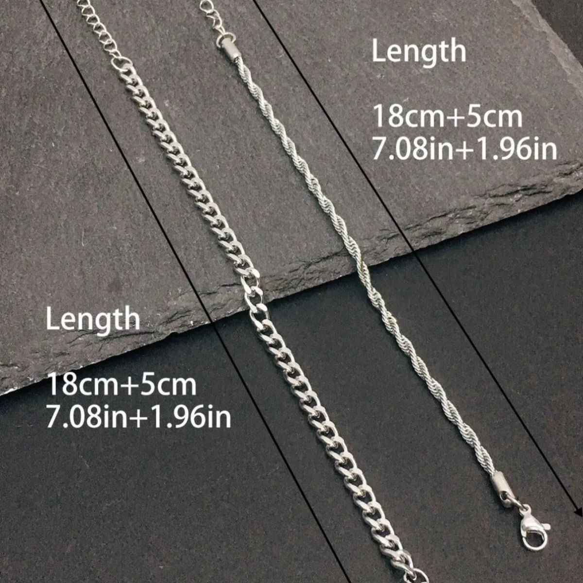 ASHLEY HARRIS — Cuban Chain Bracelet Duo — product image 4
