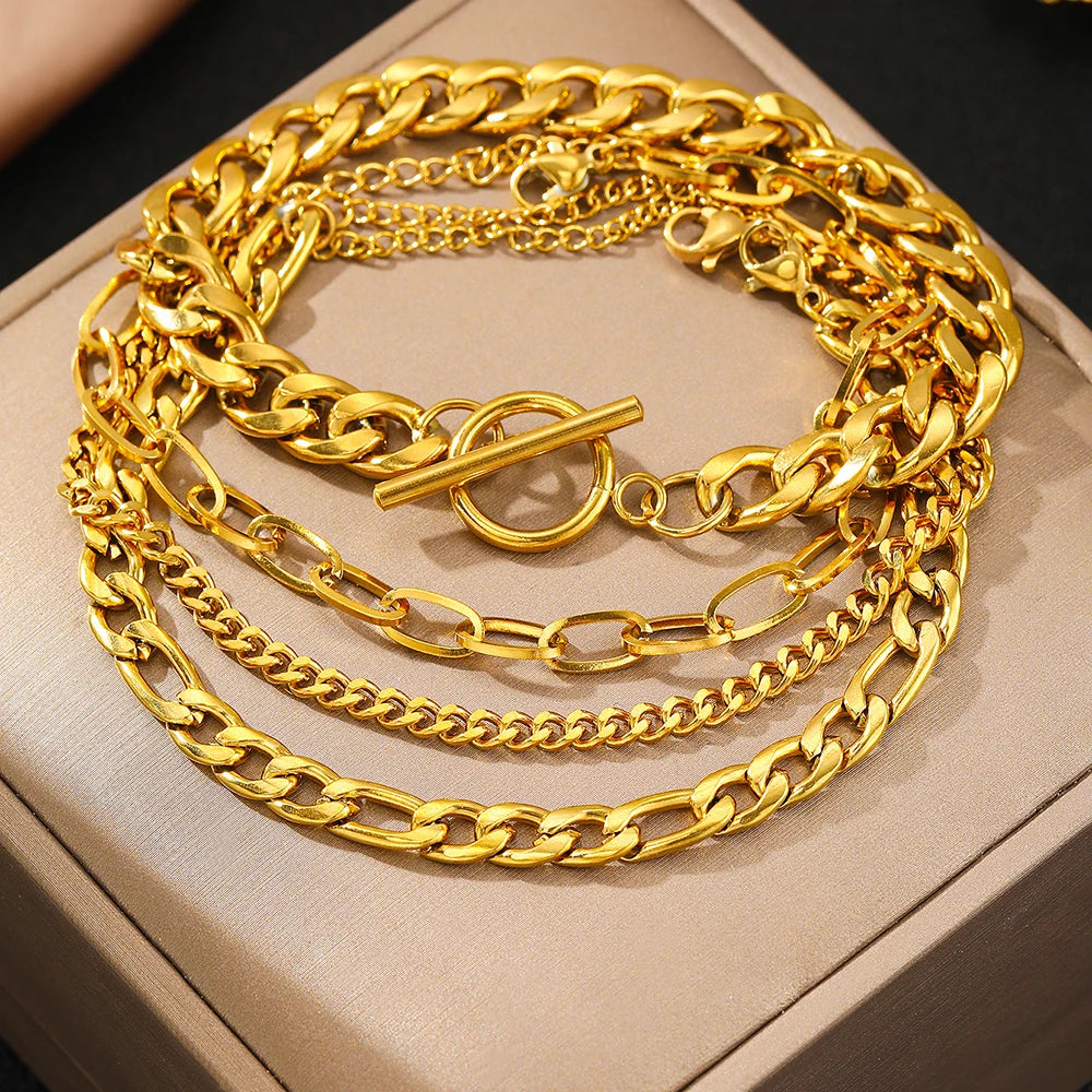 ASHLEY HARRIS — Polished Metal Bracelet Set — product image 5