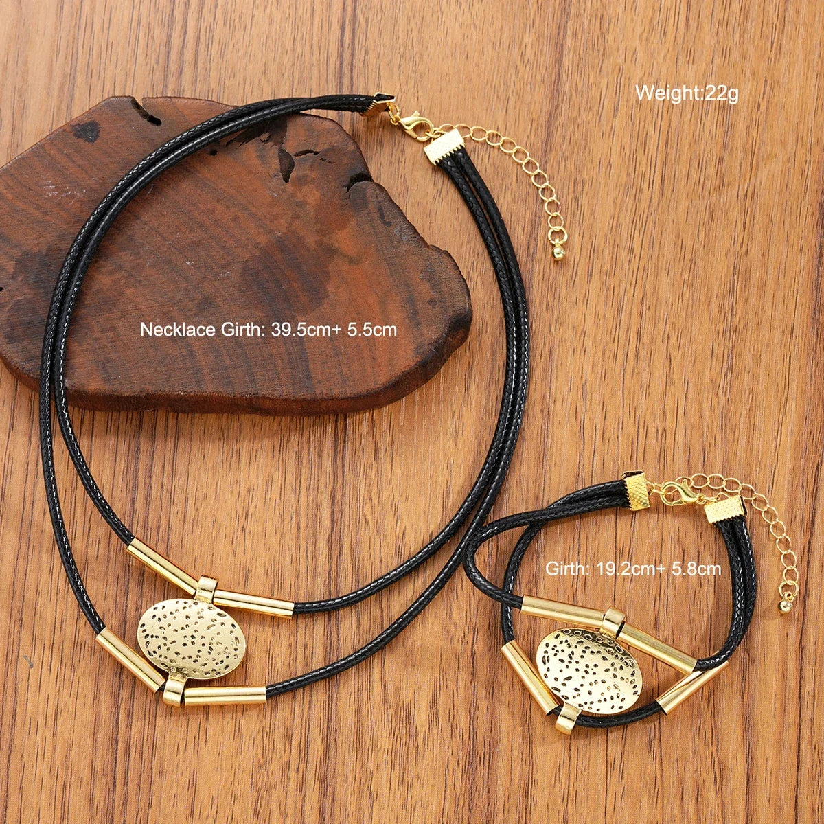 ASHLEY HARRIS — Textured Medallion Necklace Duo — product image 6