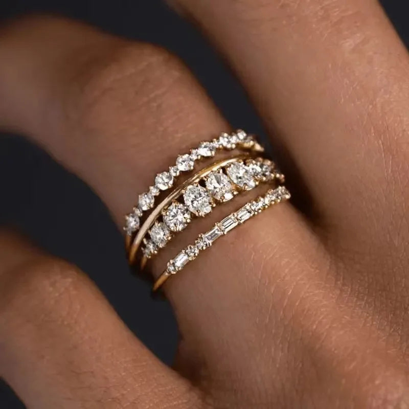 ASHLEY HARRIS — Rhinestone Ring — product image 1