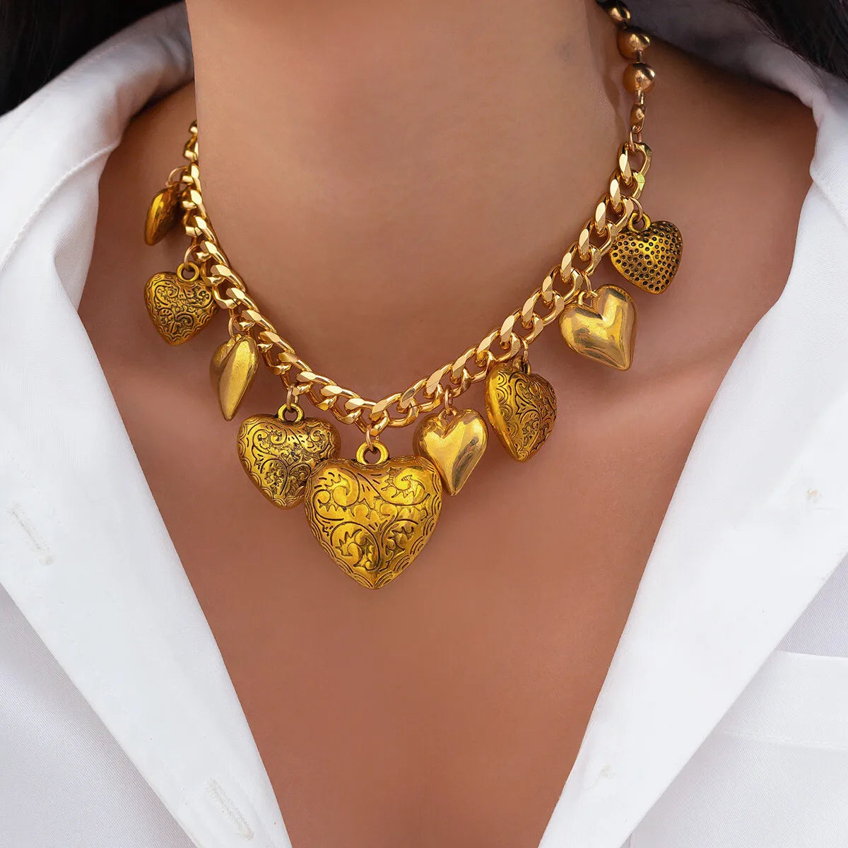 ASHLEY HARRIS — Heart Necklace & Bracelet Set — product image 3