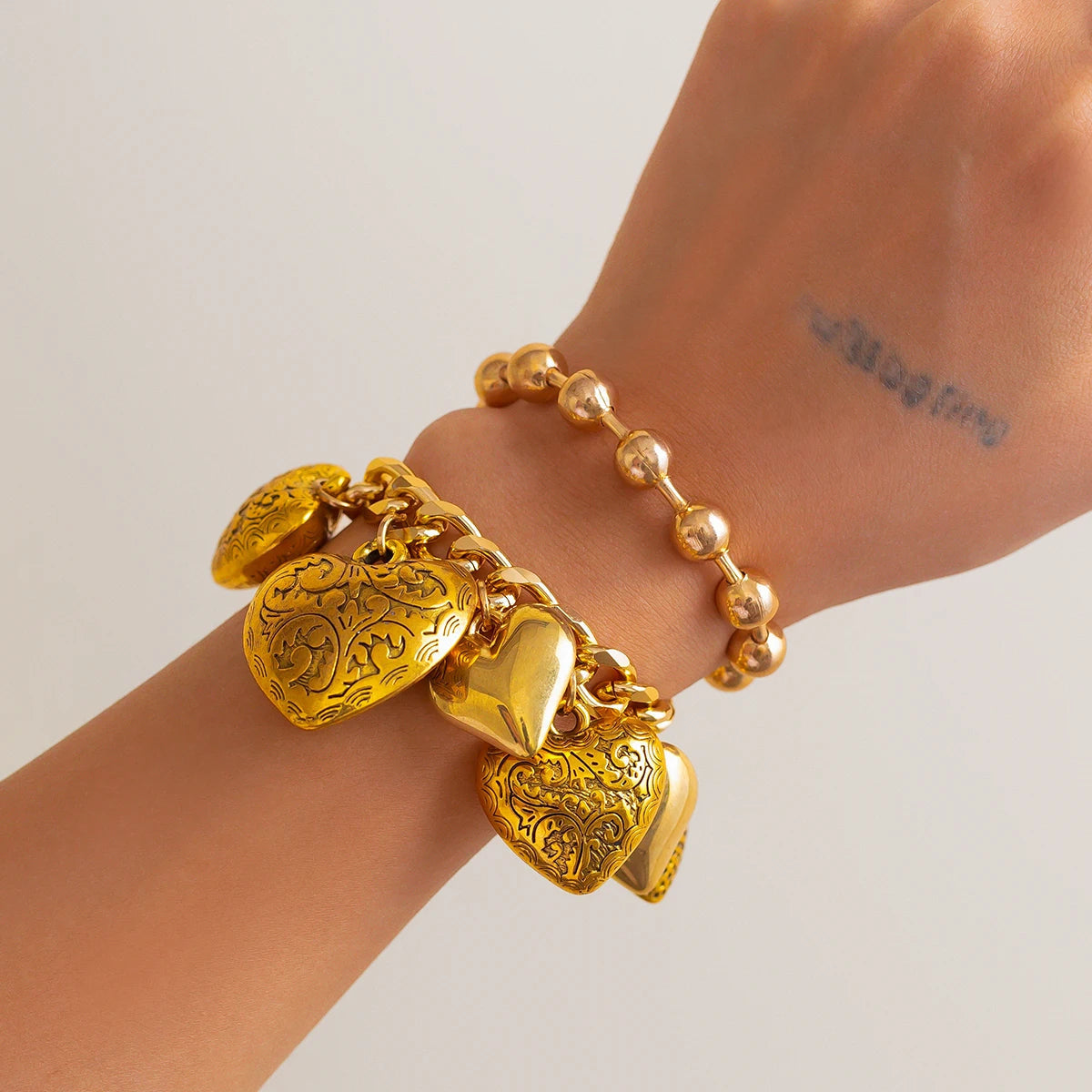 ASHLEY HARRIS — Heart Necklace & Bracelet Set — product image 4