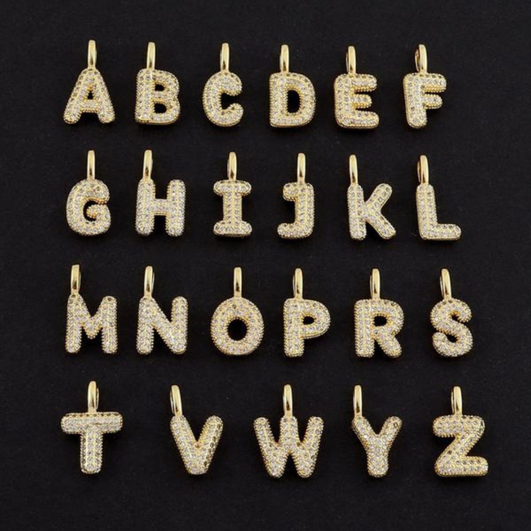 ASHLEY HARRIS — Bubble Initial Necklace Duo — product image 4