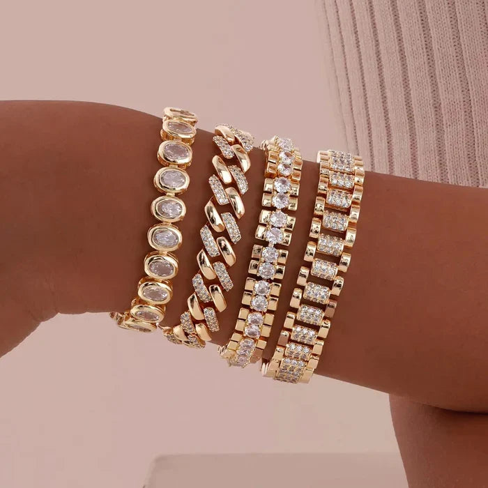ASHLEY HARRIS — Chunky Link Bracelet Set — product image 1