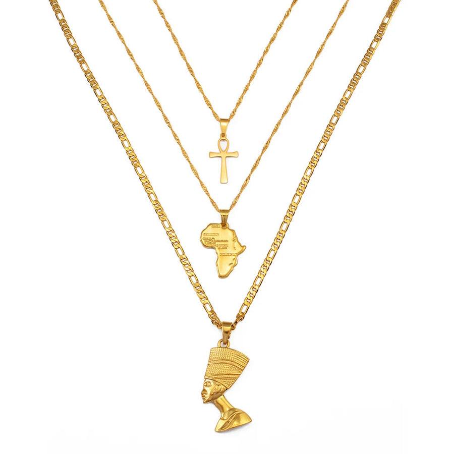 Ankh — Africa & Ankh Necklace Set