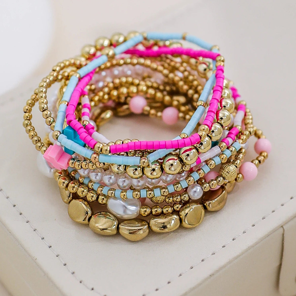 ASHLEY HARRIS — Cross Charm Bracelet Stack — product image 2
