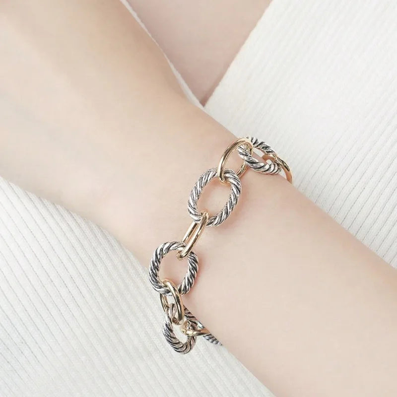 ASHLEY HARRIS — Dual-Tone Link Bracelet — product image 2