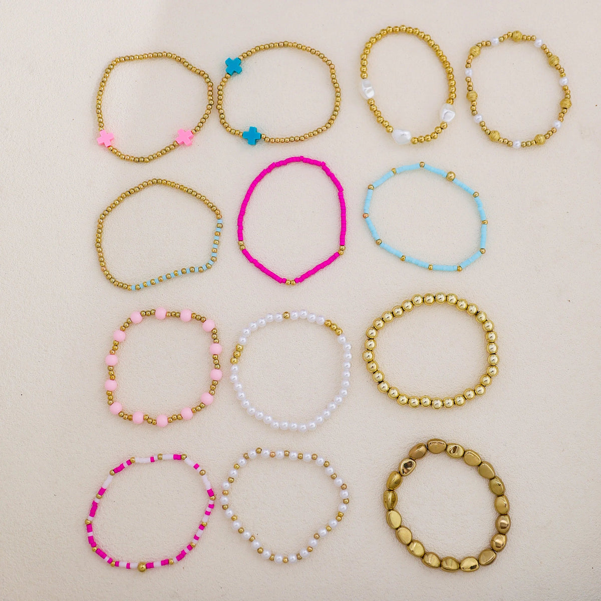 ASHLEY HARRIS — Cross Charm Bracelet Stack — product image 6