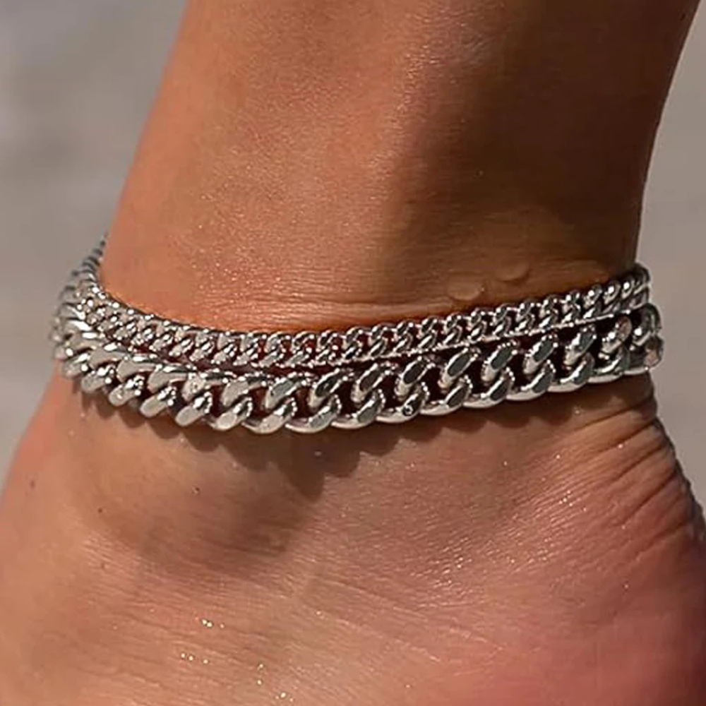 ASHLEY HARRIS — Cuban Link Anklet Set — product image 2