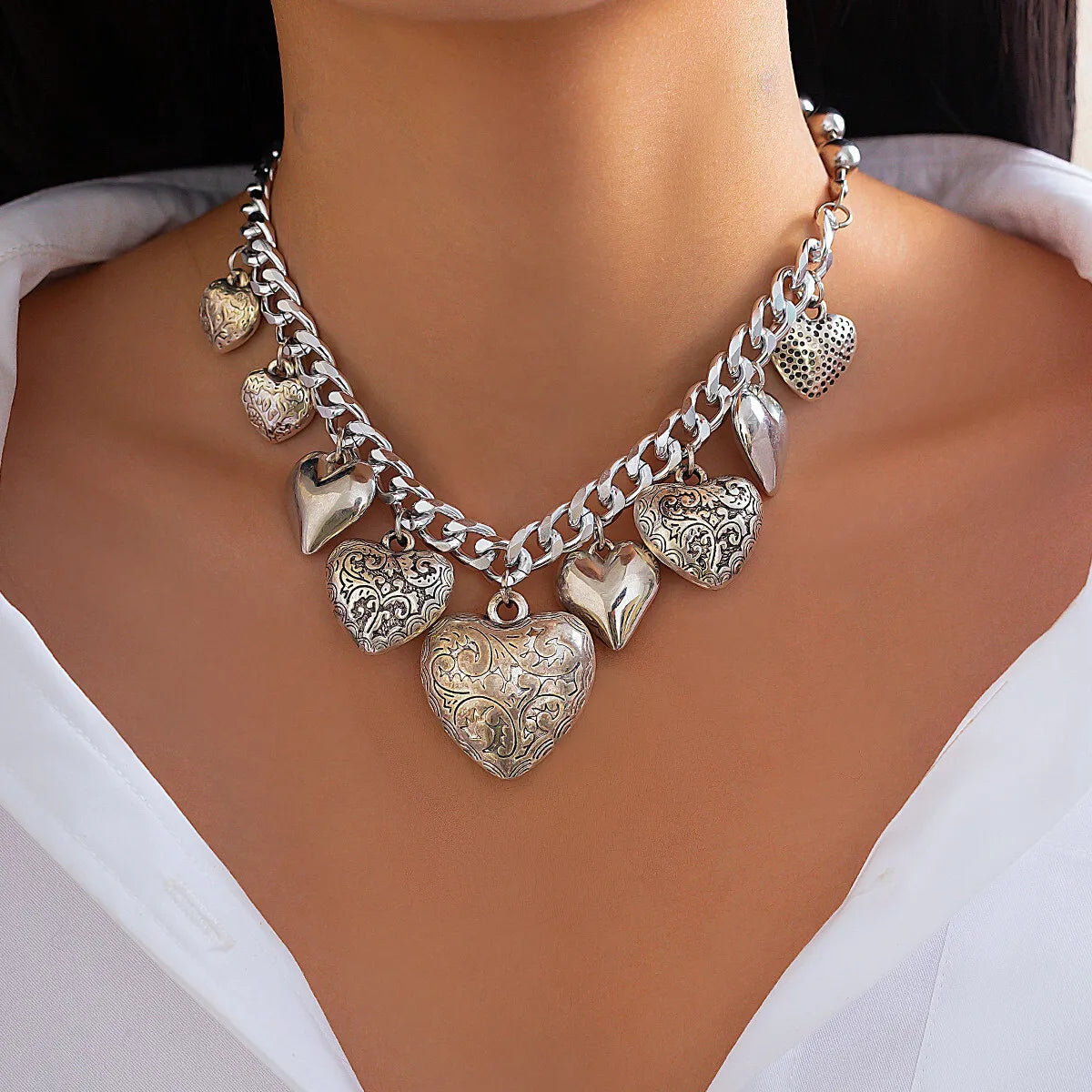 ASHLEY HARRIS — Heart Necklace & Bracelet Set — product image 5
